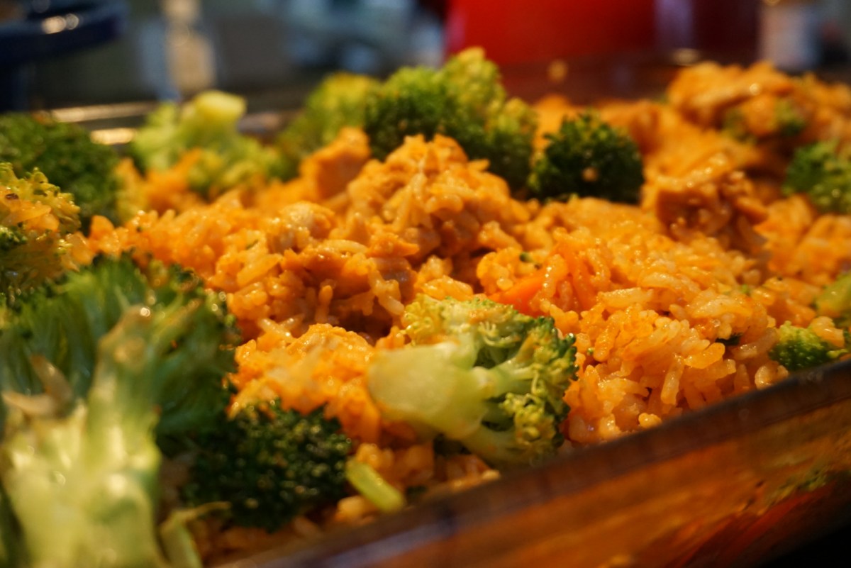 Coconut Curry Rice with Chicken and Broccoli | Redgate Kitchen